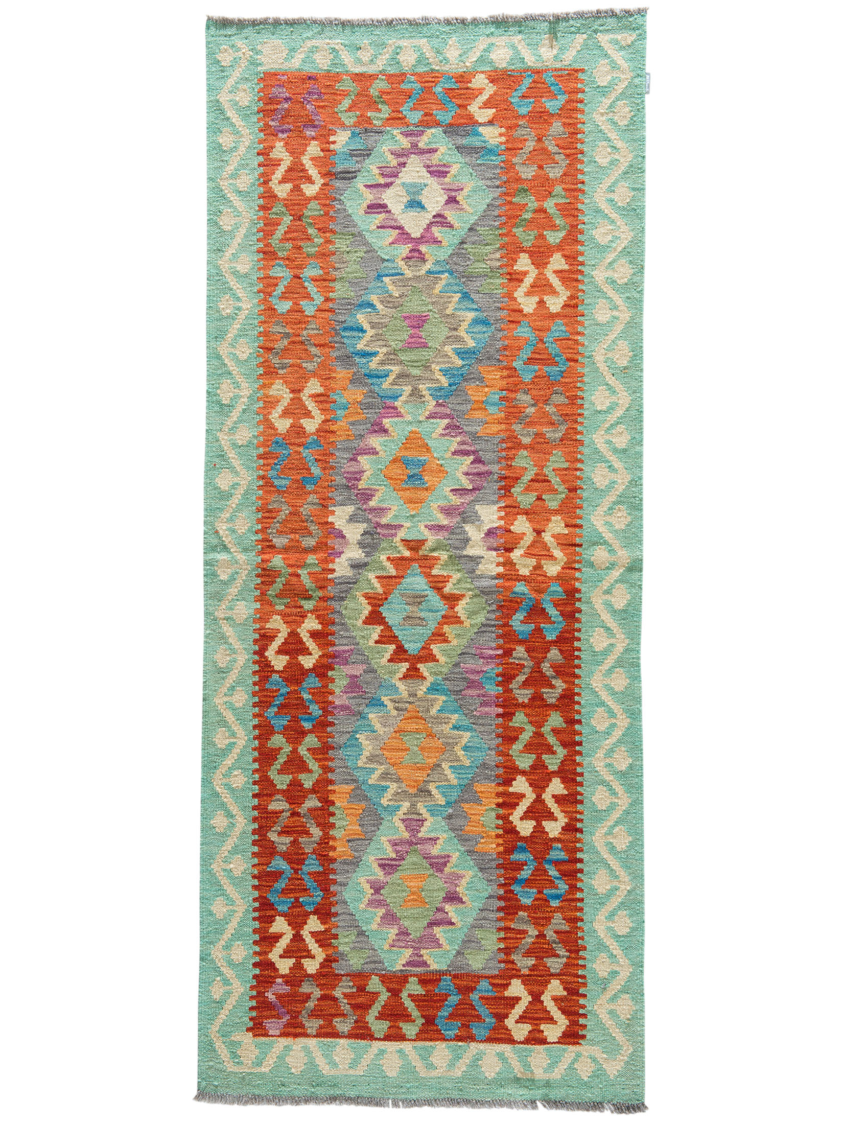 Afghan Kelim ca. 84 x 204 cm, Unikat / Einzelstück