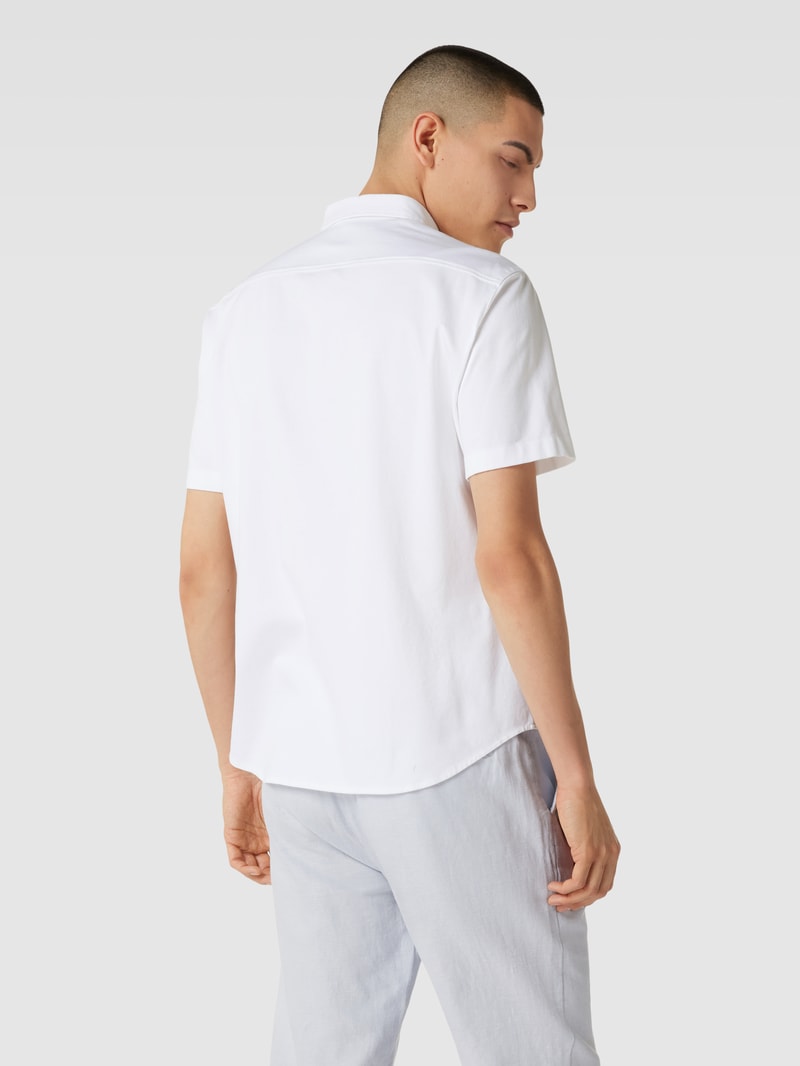 Freizeithemd mit Button-Down-Kragen Modell 'BIADIA' in weiß