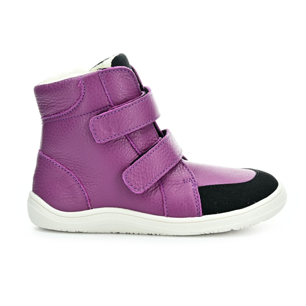 Baby Bare Febo Winter Magenta (mit Membran/Asfaltico) Winterbarfußschuhe