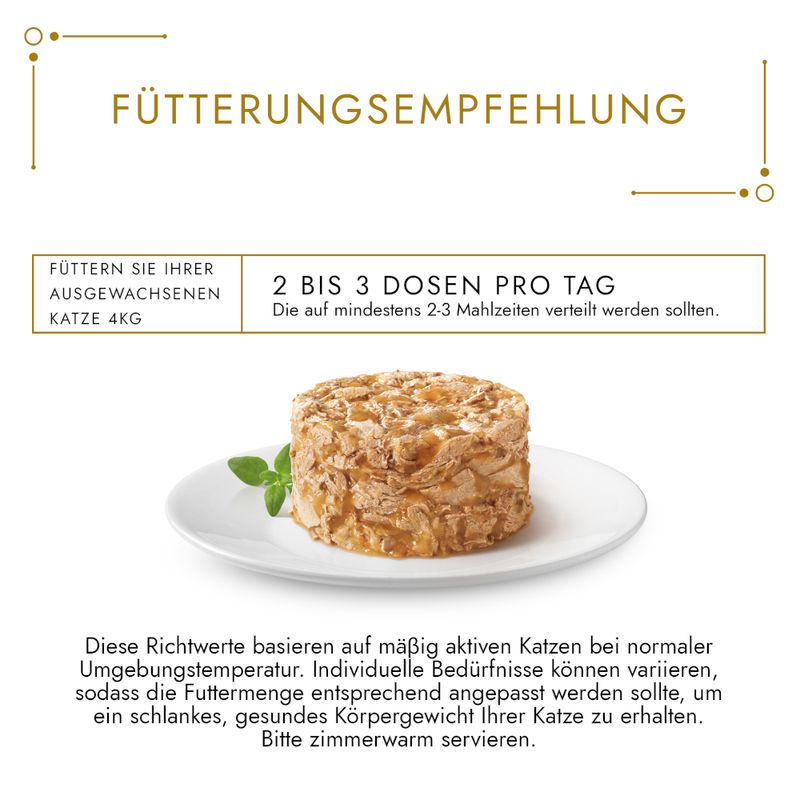 48 x 85 g Gourmet Gold Raffiniertes Ragout