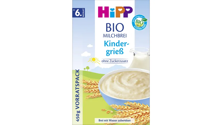 HiPP Bio-Milchbreie ohne Zuckerzusatz 450 g