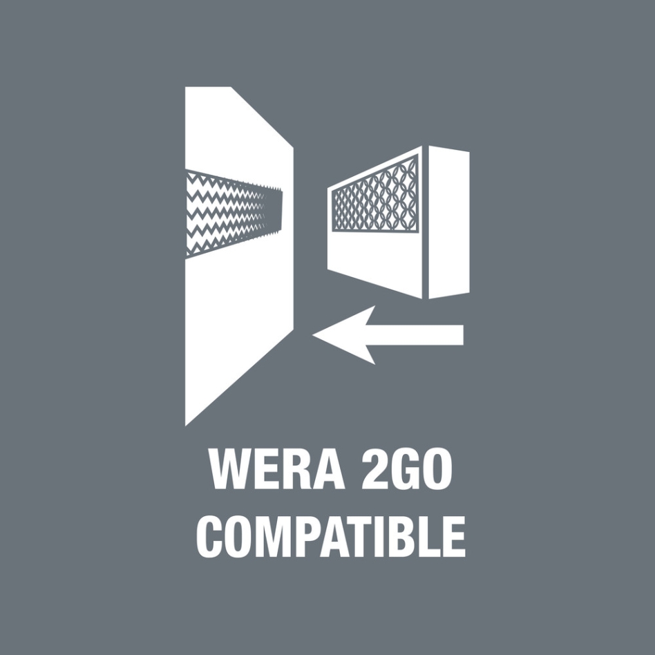 Wera 05004350001 2go 1 portautensili, 2 pezzi