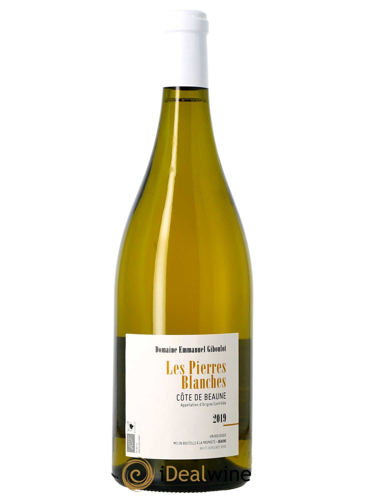 Côte de Beaune Les Pierres blanches Emmanuel Giboulot (Domaine)  2019 - Lot de 1 Magnum
