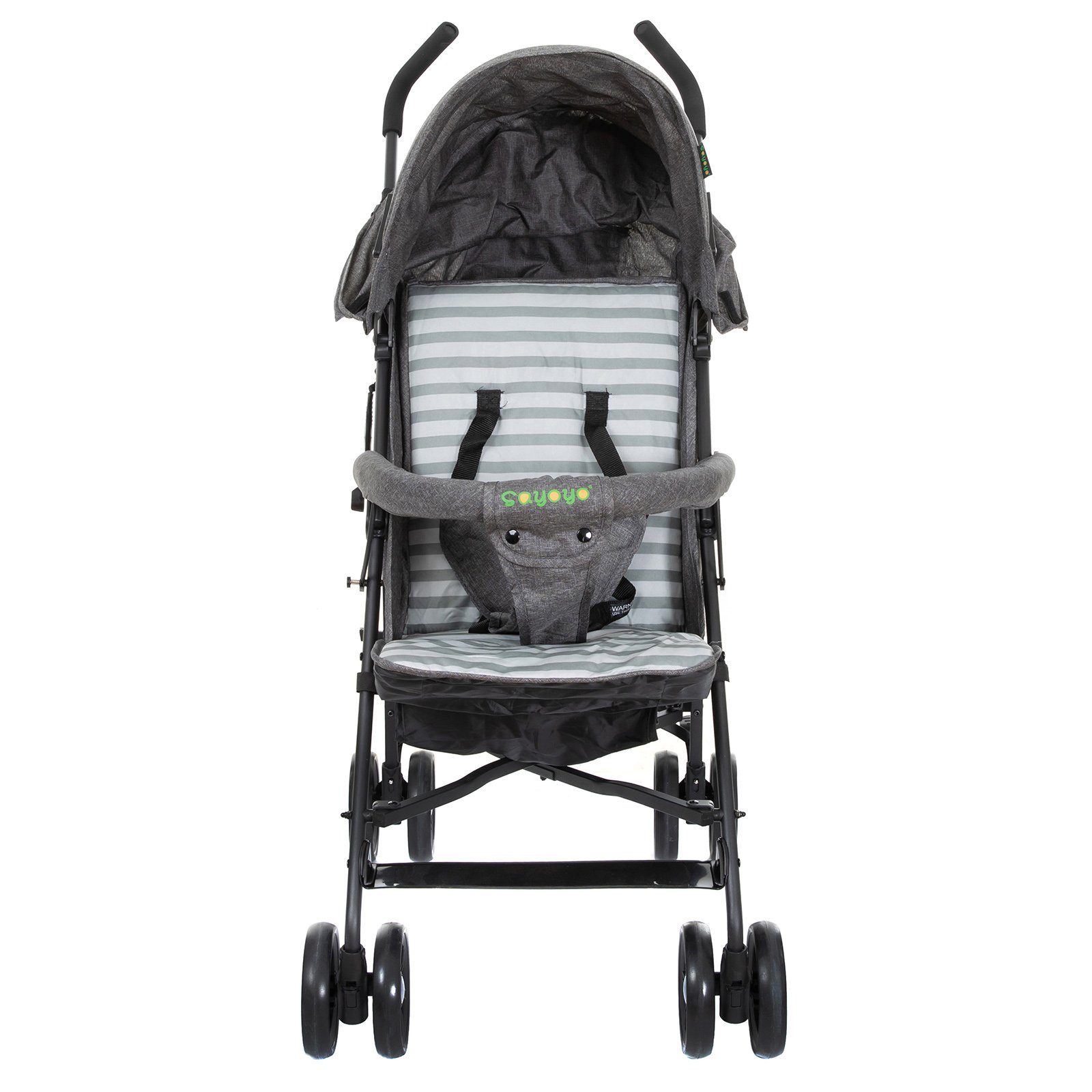 Sayoyo Kinder-Buggy Sayoyo Kinderwagen, ab 6 Monate bis 15kg, Grau