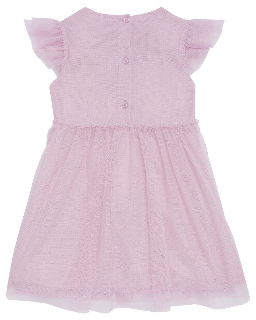 Tüllkleid mit Stickereien