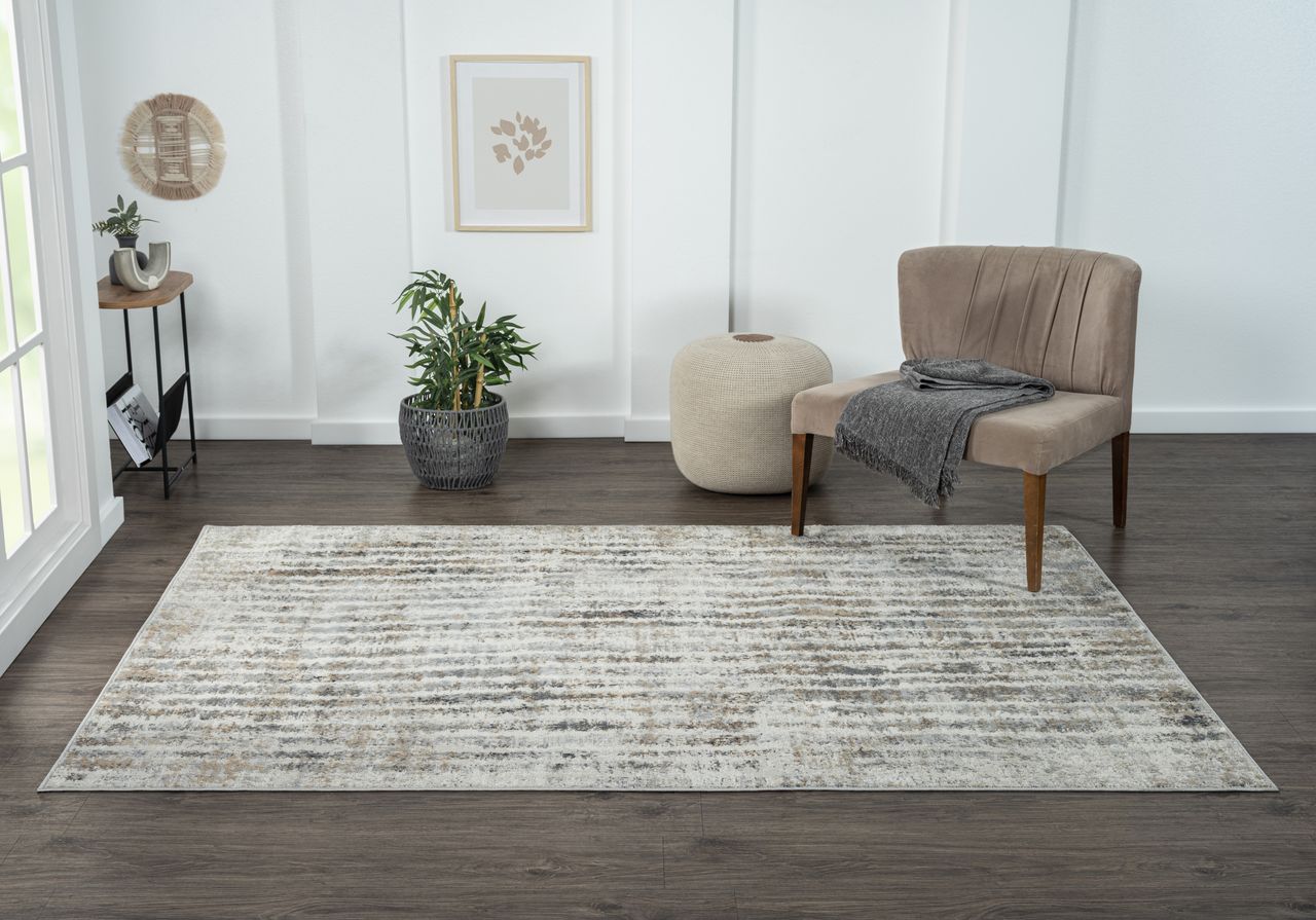 MyFlair Teppich Mystique , 160cm x 230cm, Farbe Beige, rechteckig, Florhöhe 8mm