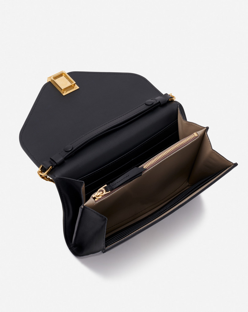 POCHETTE À CHAINE CONCERTO EN CUIR