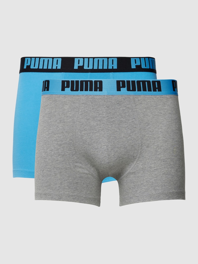 Boxershorts mit elastischem Logo-Bund im 2er-Pack in hellblau