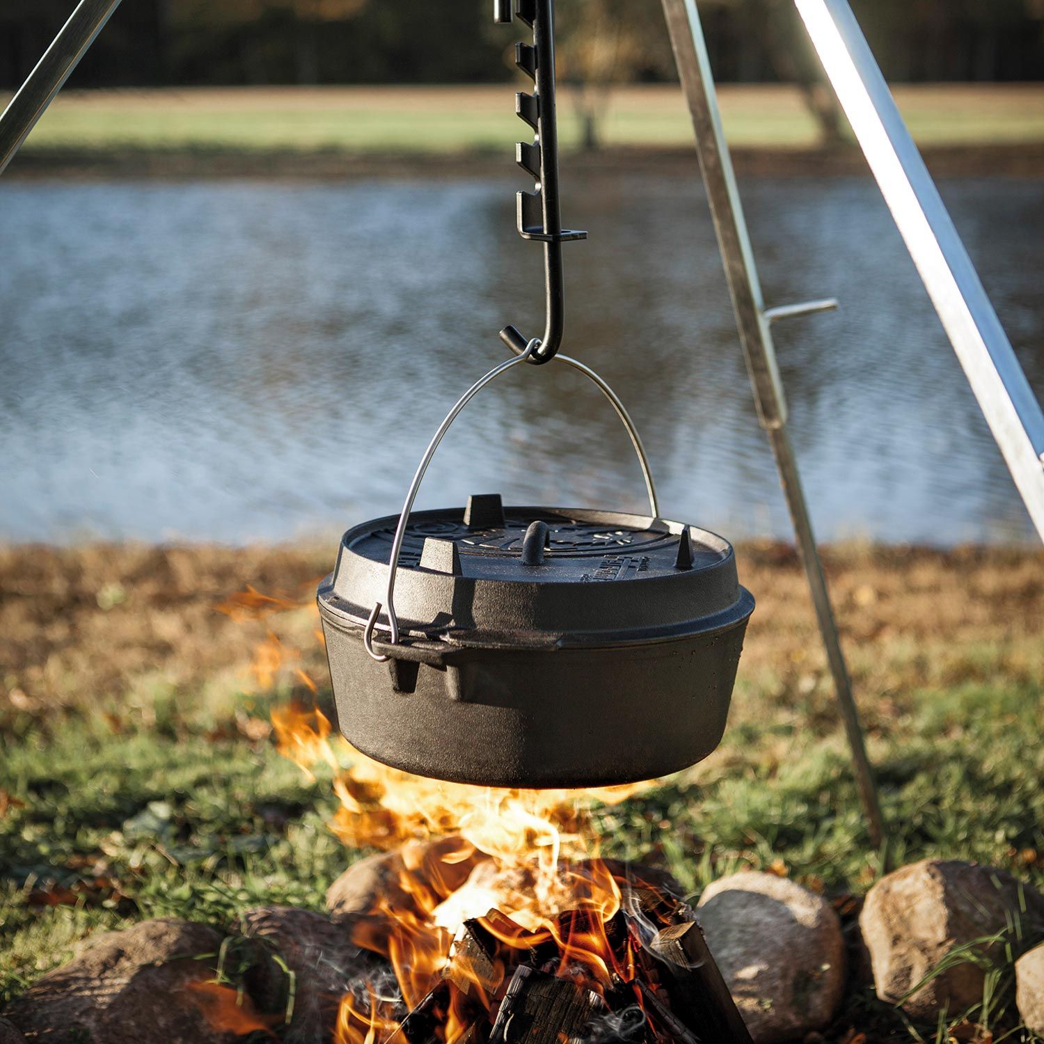 Dutch Oven Feuertopf ohne Standfüße