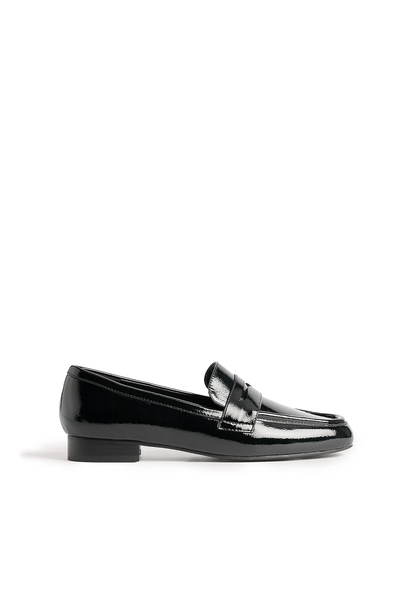 Loafers mit eckiger Spitze