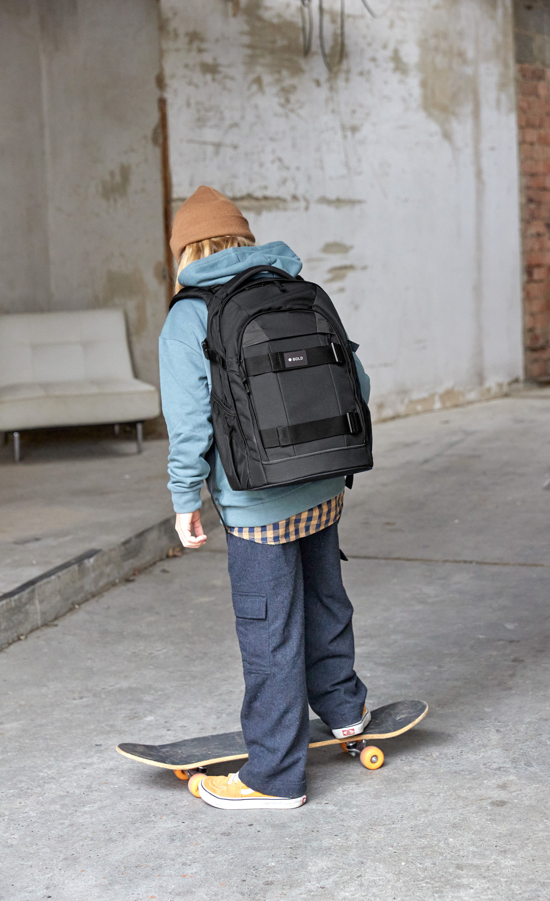 Schulrucksack - BOLD Origin, Schwarz