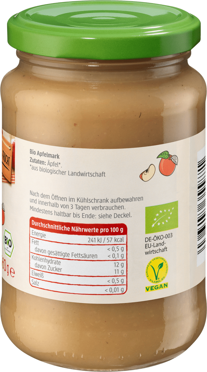 Fruchtmark Apfel, 360 g