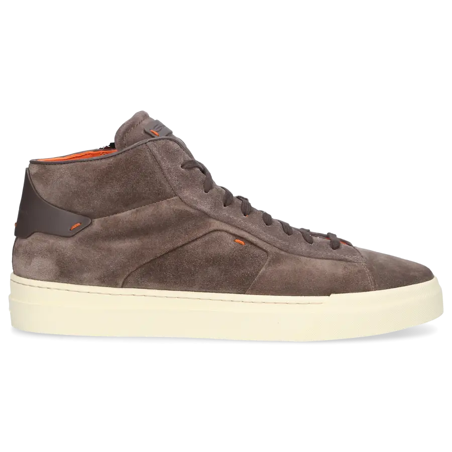 Santoni - Sneaker high 21555 Veloursleder - beige