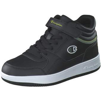Champion Rebound Vintage Mid Sneaker in schwarz