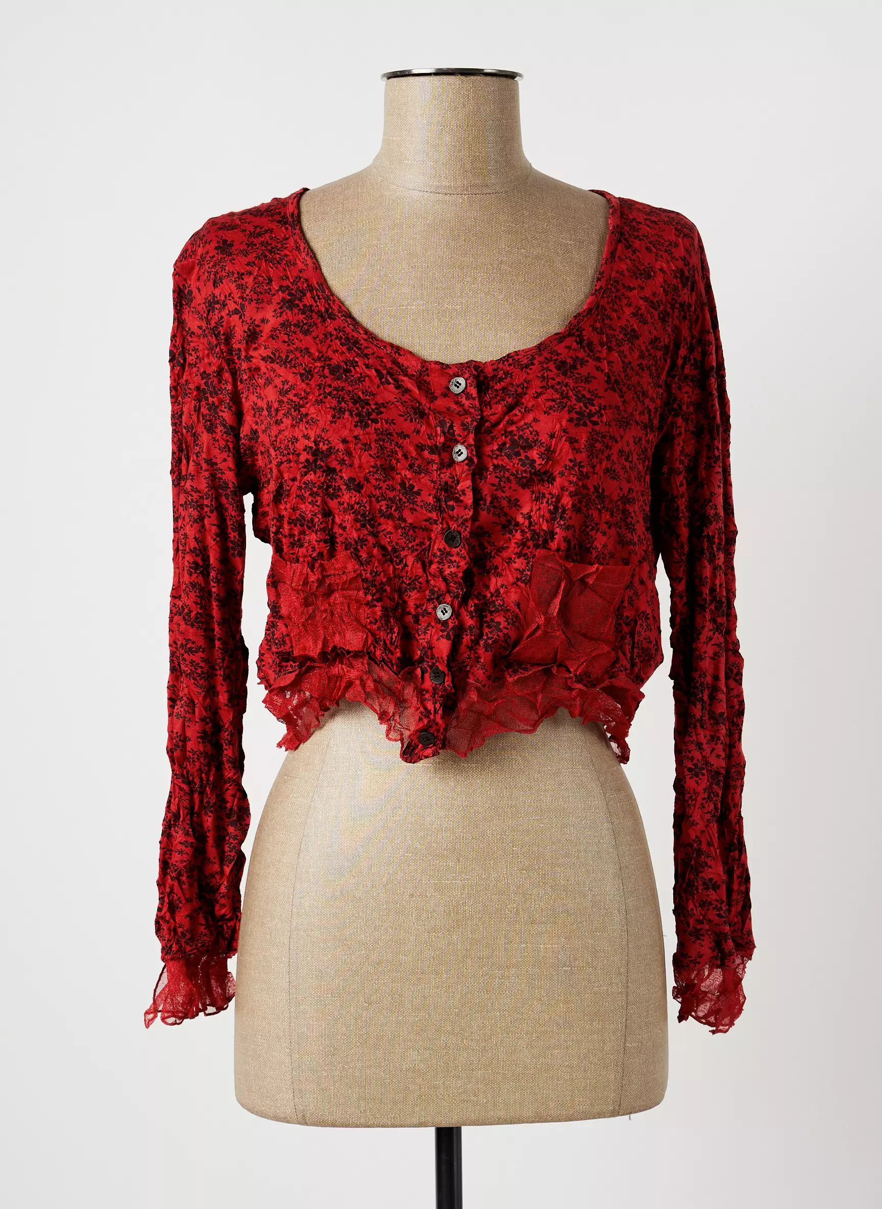Lauren Vidal Vestecasual Femme couleur rouge