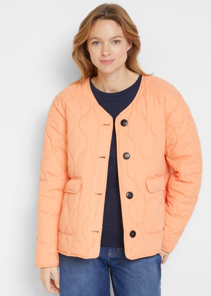 Oversize Steppjacke mit recyceltem Polyester