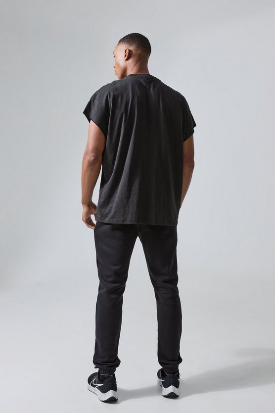 Man Active Jogginghose mit reflektierendem Print