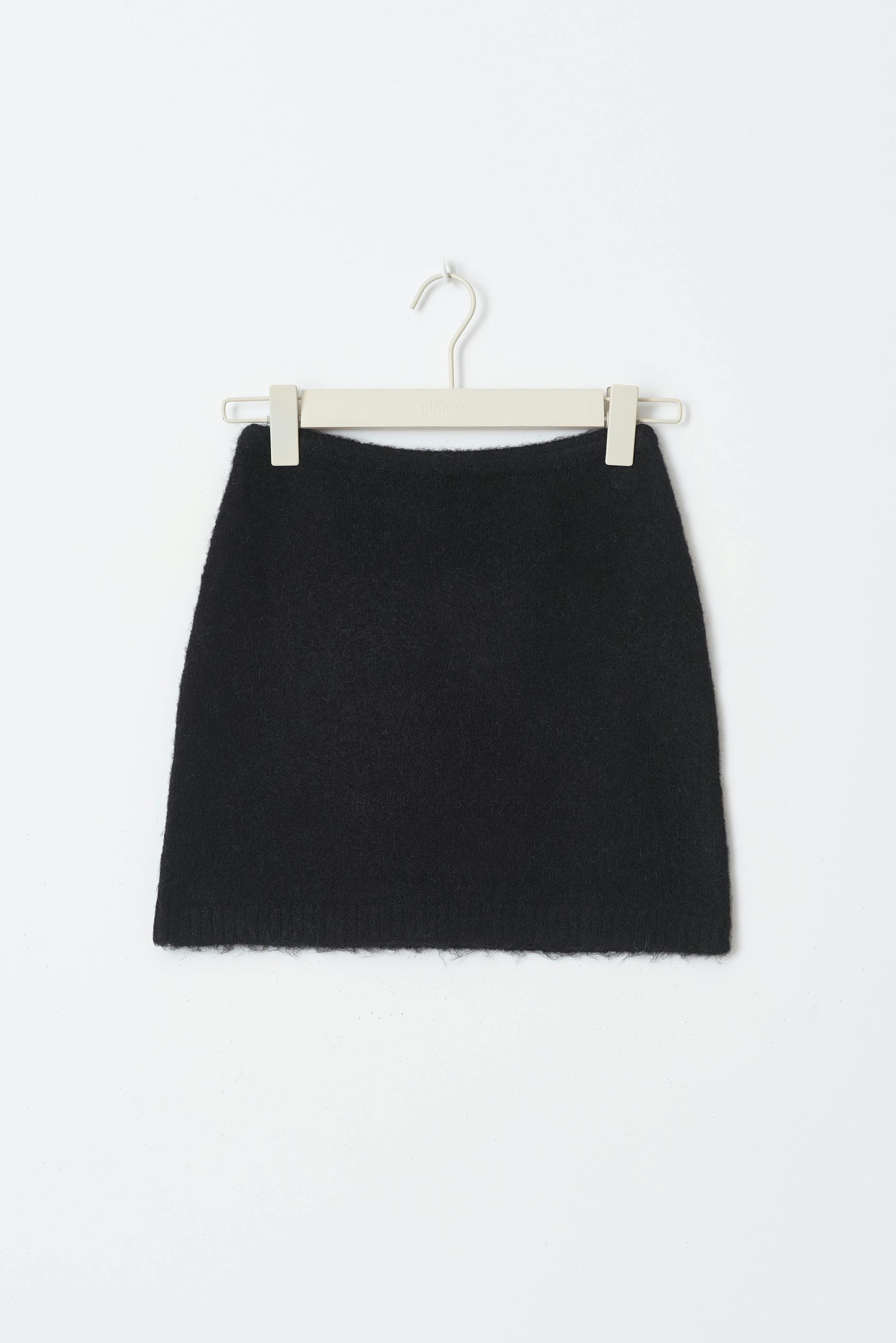 Knitted mini skirt