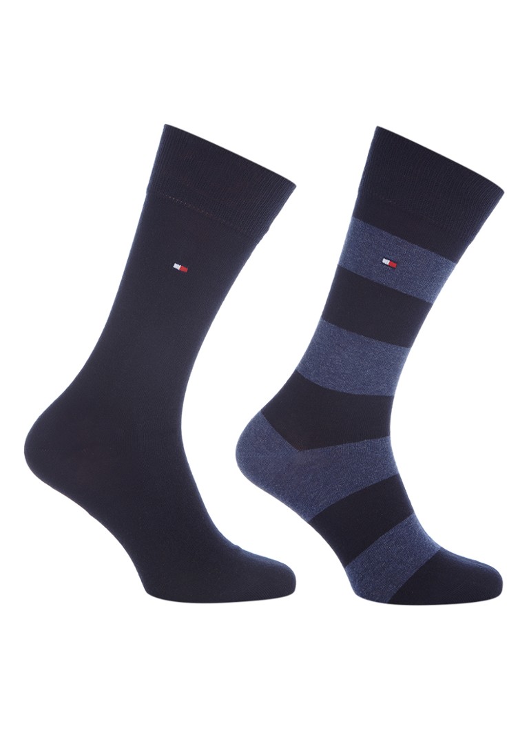 Tommy Hilfiger patterned socks in a 2-pack