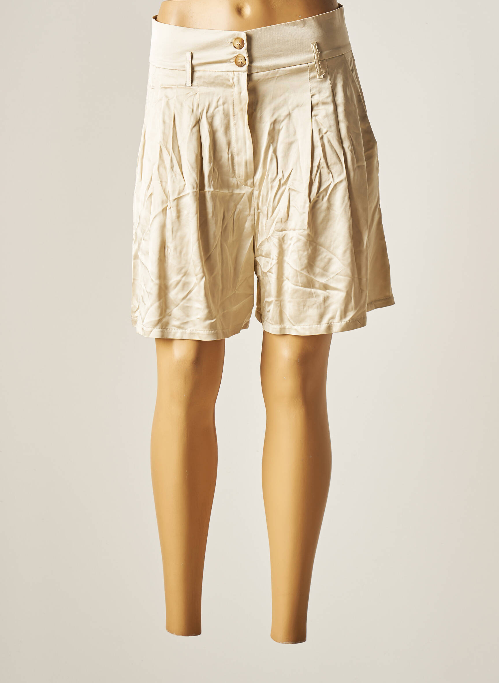 Astrid Black Label Shorts 1 Femme couleur beige