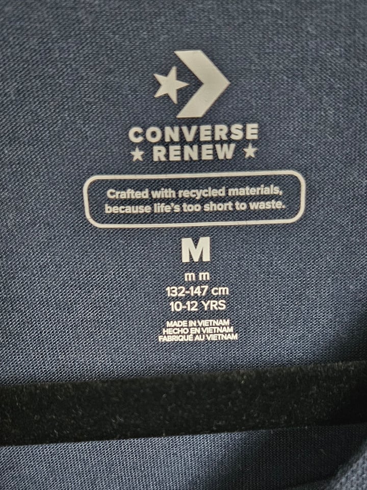 Converse Shirt in Blau günstig kaufen 140-152