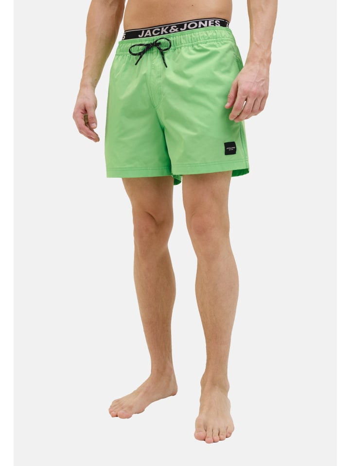 Jack & Jones Bade-Shorts 'Maui' in grün günstig kaufen