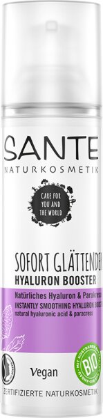 Sante Sofort Glättender Hyaluron Booster Natürliches Hyaluron & Parakresse Gesichtsserum