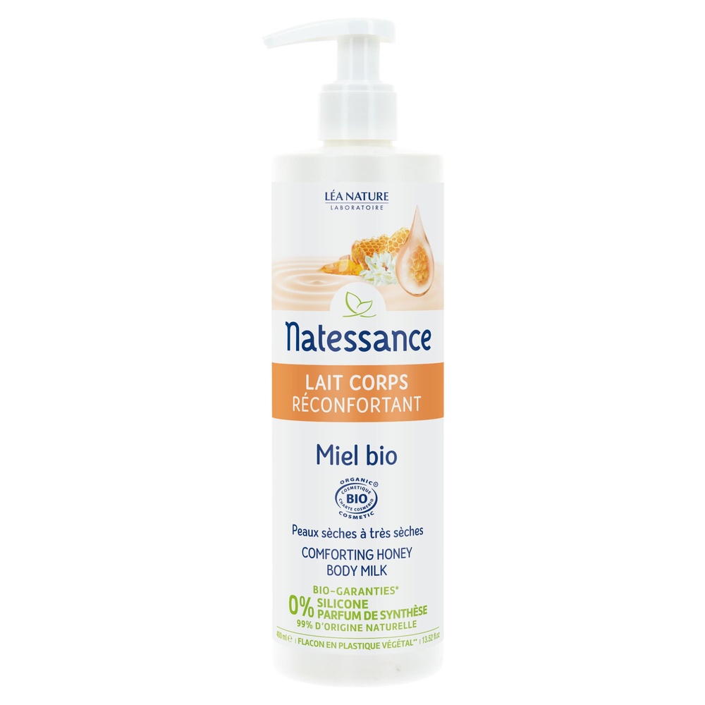 natessance Lait corps réconfortant - Miel Bio Lait
