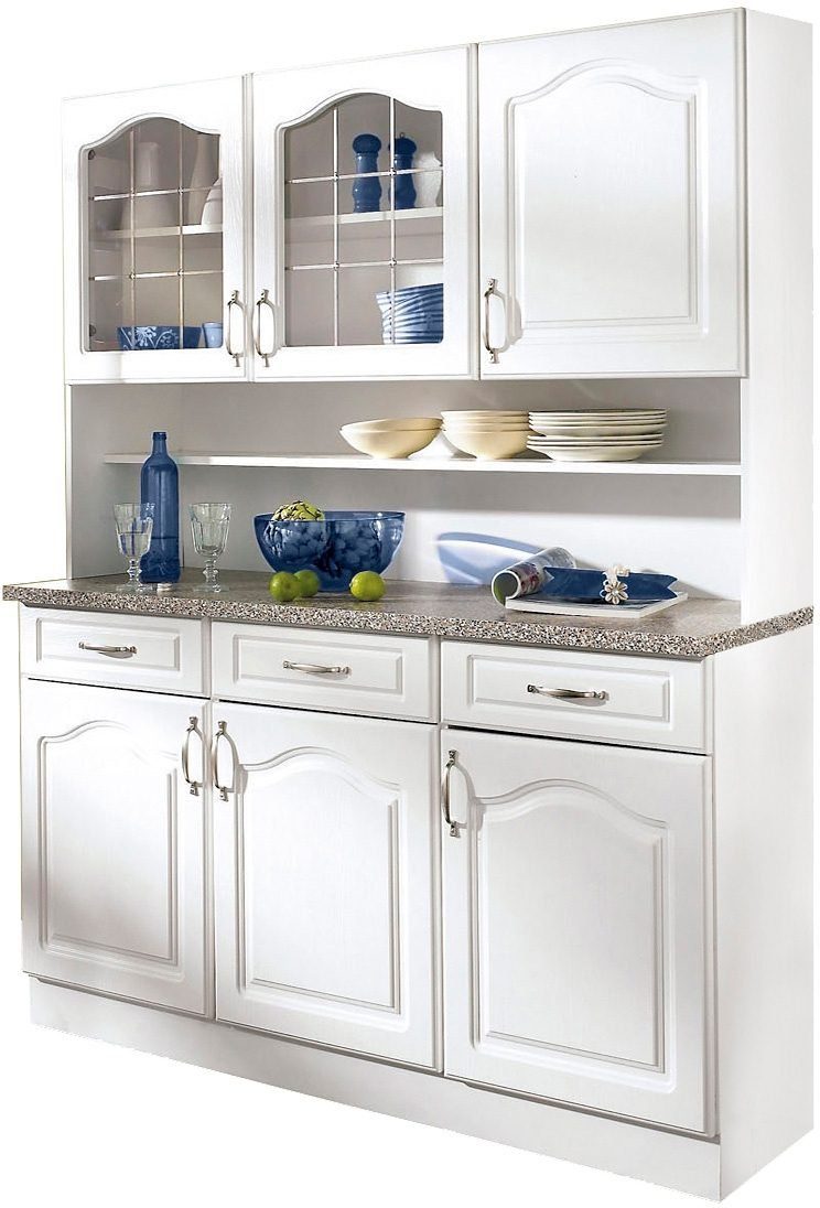 wiho Küchen Buffet Linz 120 cm breit in Landhaus-Optik