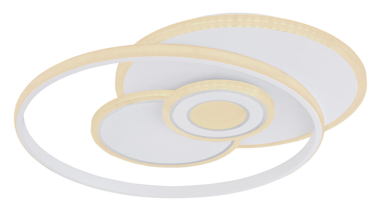 Globo Lighting - RODERICK - Deckenleuchte Metall weiß, LED