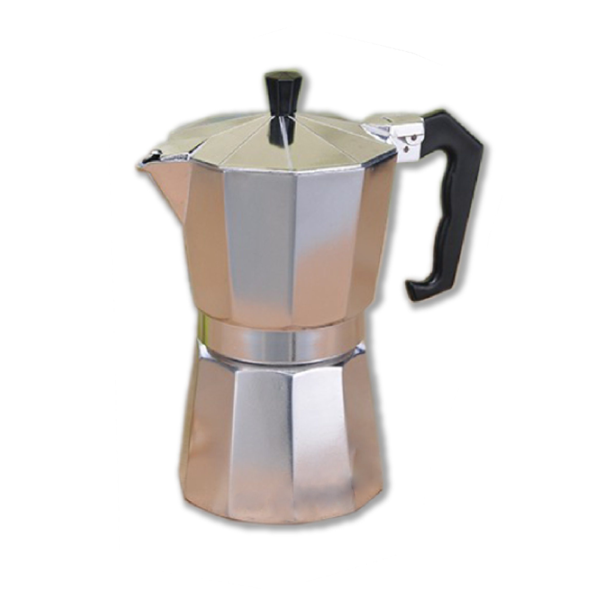 Gravidus Espressokocher Aluminium Espressokocher 6 Espresso Kaffee Bereiter Espressokanne