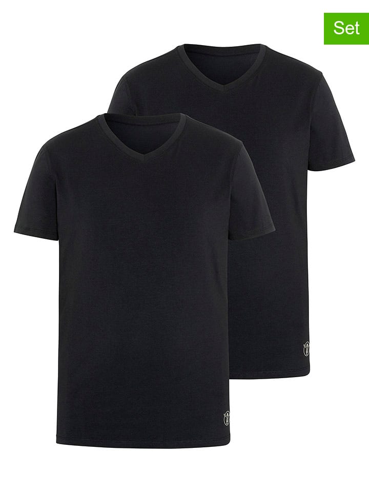 Chiemsee 2er-Set: Shirts in Schwarz günstig kaufen