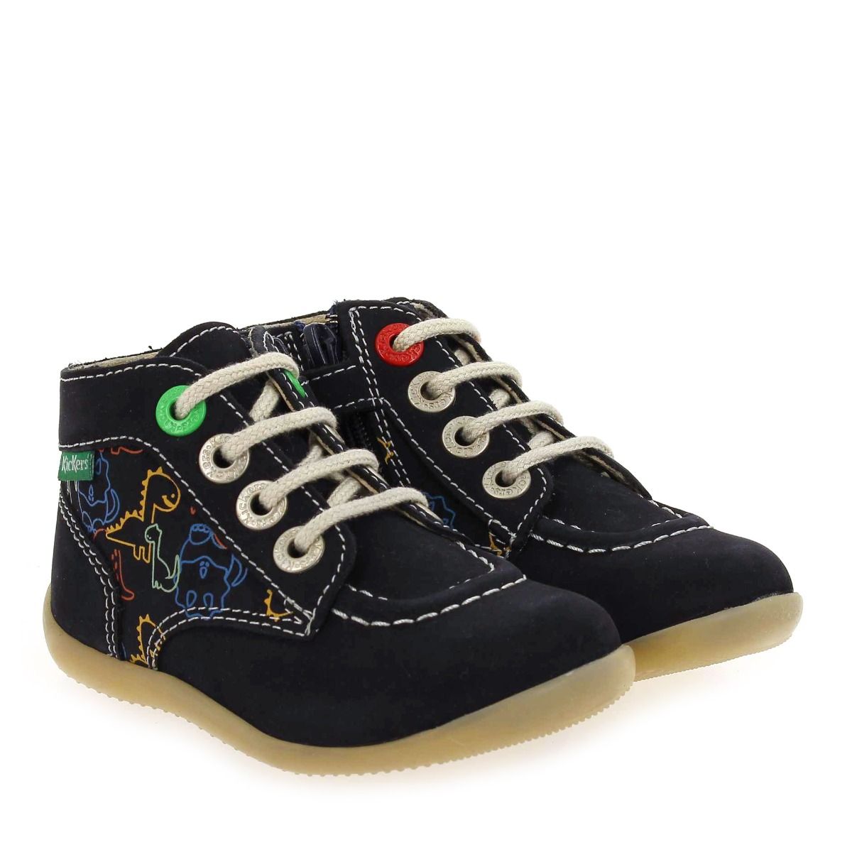 Kickers  BONZIP 2 DINOS - marine multi
