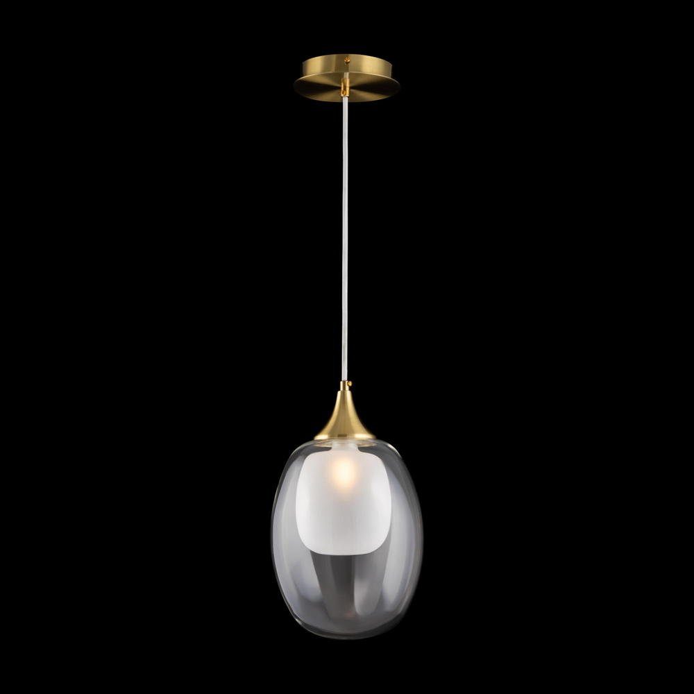 click-licht Hängeleuchte Pendelleuchte Aura in Gold und Transparent E14, keine Angabe, Leuchtmittel enthalten: Nein, warmweiss, Hängeleuchte, Pendellampe, Pendelleuchte