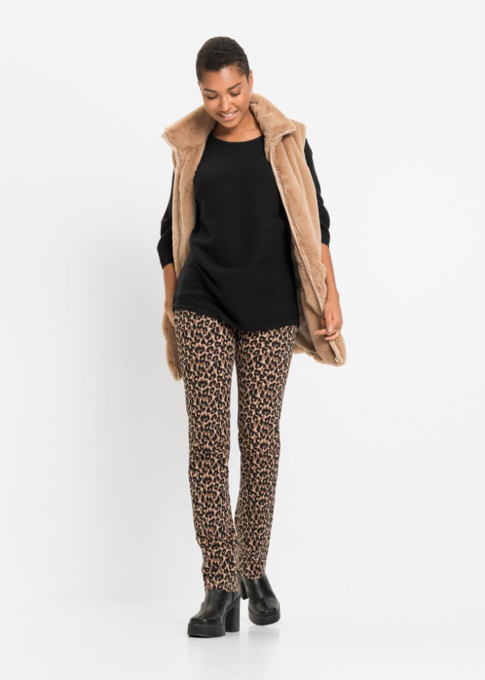 Oversize Ripp-Pullover