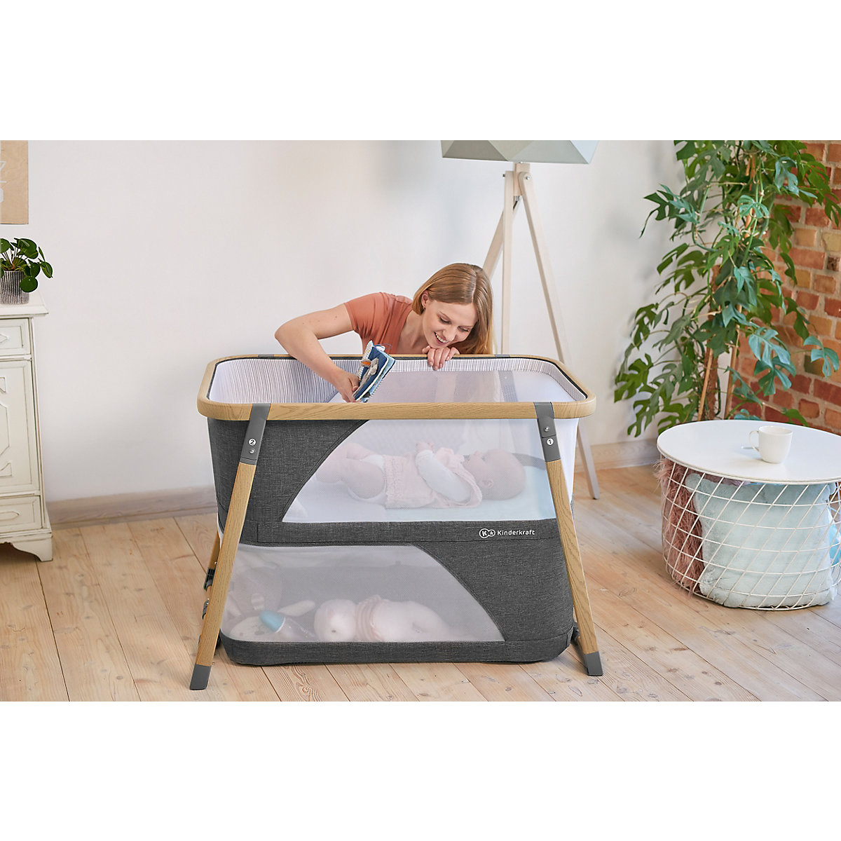 Reisebett Sofi, 4in1, grau