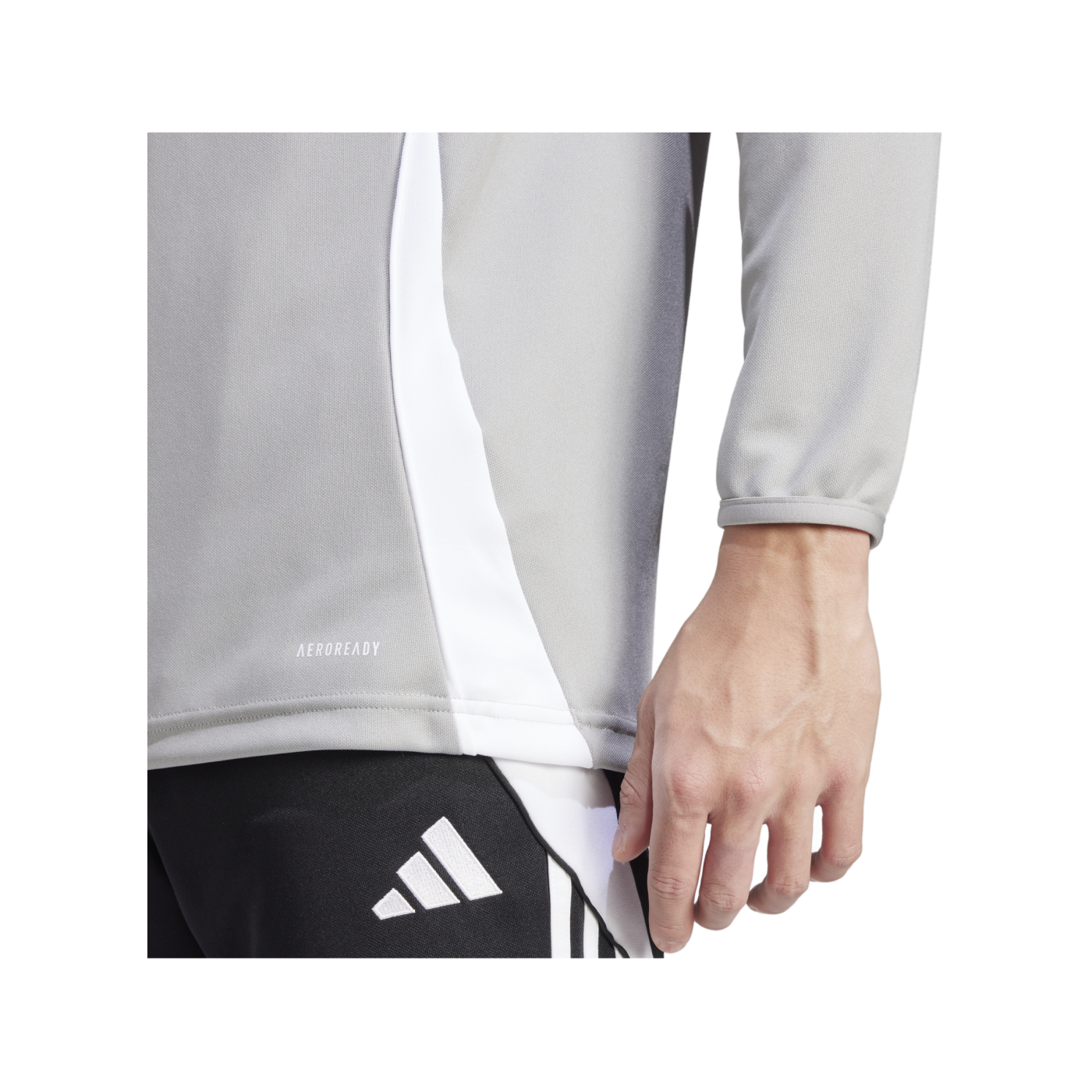adidas Tiro 24 Trainingstop Grau Weiss