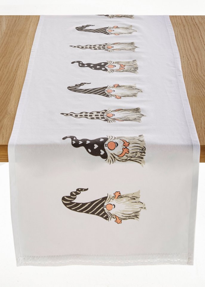 Tischläufer mit Druck Wichtel
