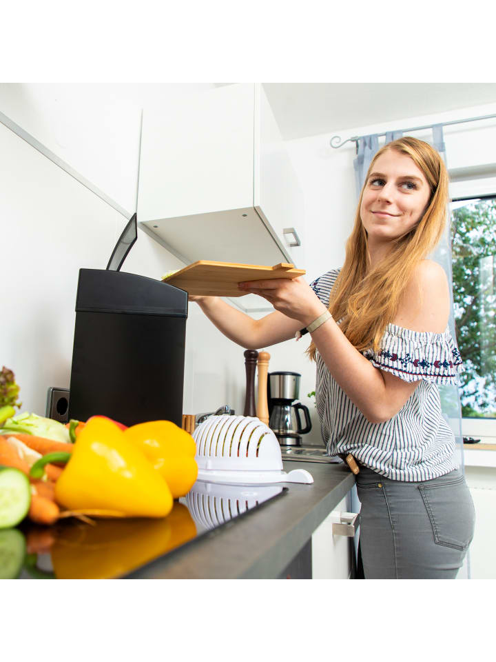 relaxdays Sensor Mülleimer in Schwarz - 7 l günstig kaufen onesize