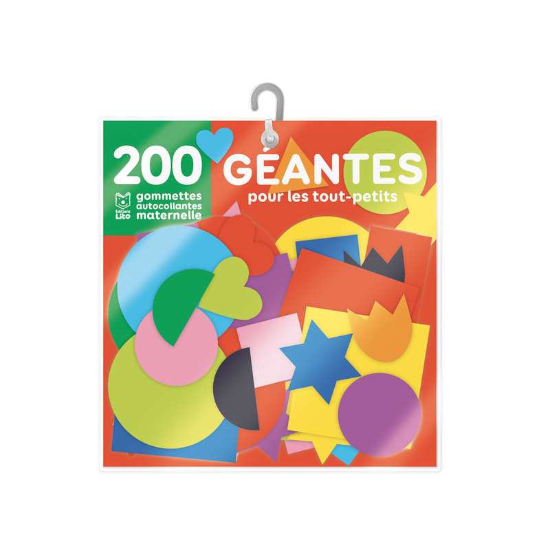 200 gommettes géantes pour les tout-petits - Lito