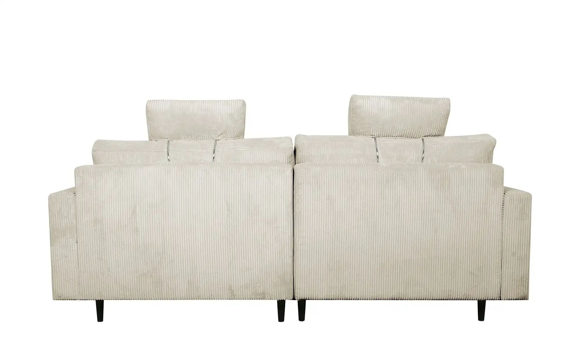 Primo Ecksofa trendiger Cordstoff Livorno