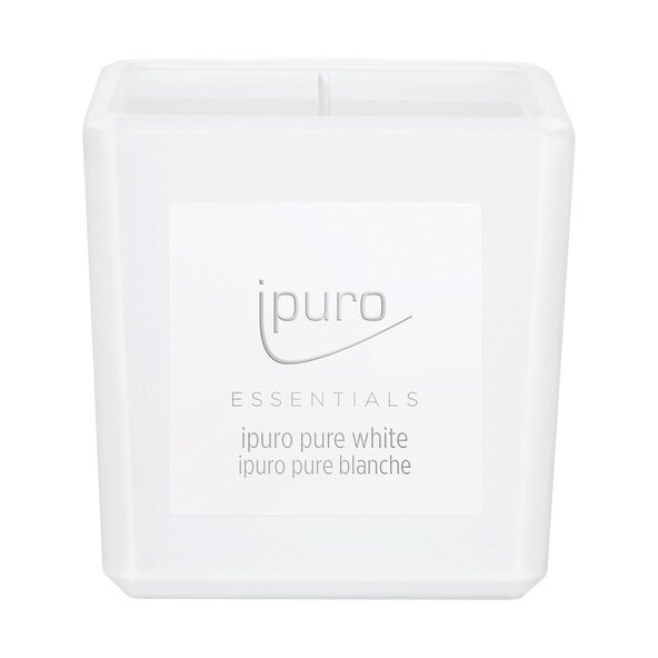 Duftkerze ESSENTIALS pure white, 6er Set