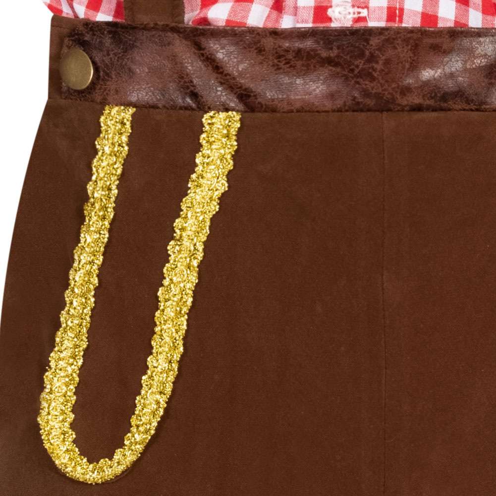 Trachtenset Herren Oktoberfest-Kostüm MIESEPETER® rot