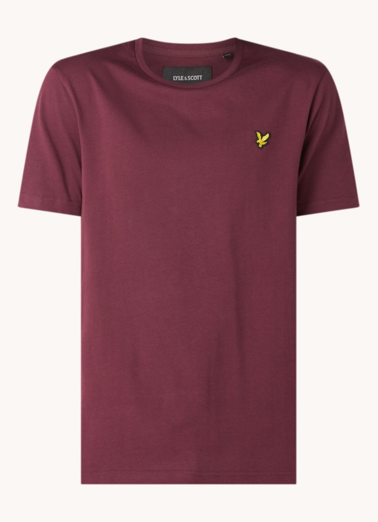 Tricou Lyle & Scott din bumbac organic cu logo.
