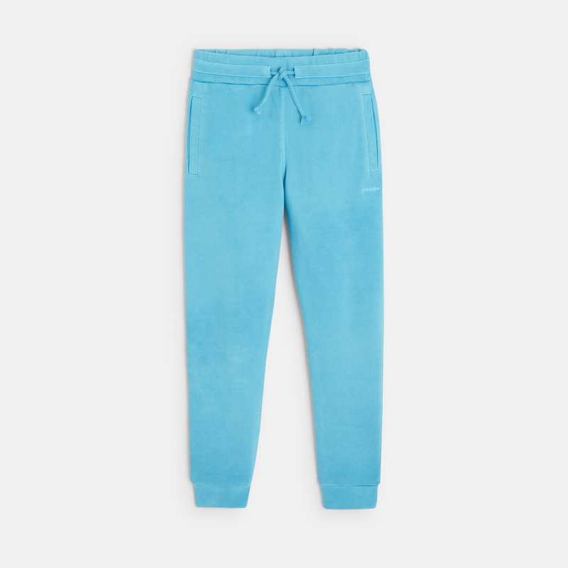 Jogging bleu CONFETTI pigments naturels mixte