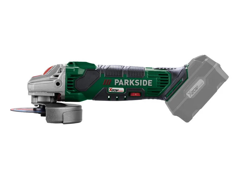 Esmerilhadeira angular sem fio PARKSIDE® PWSA 20-Li F4, 20 V