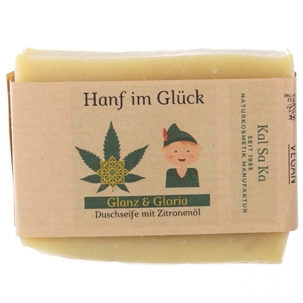 Kal Sa Ka Hanfseife Glanz & Gloria Zitronenöl 75 g