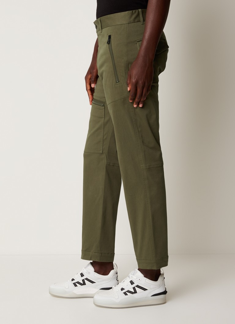 Pantalonii cargo Moncler sunt disponibili cu fermoar