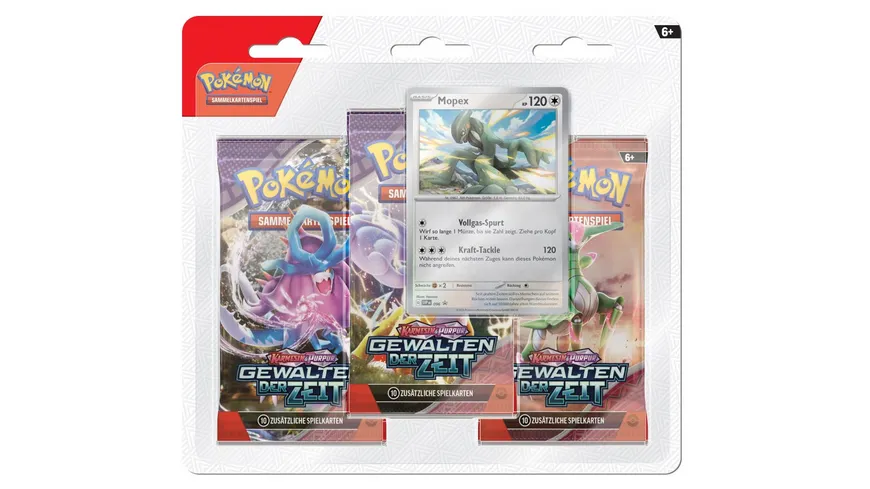 POKÉMON Sammelkartenspiel - KP05 3-Pack Blister DE