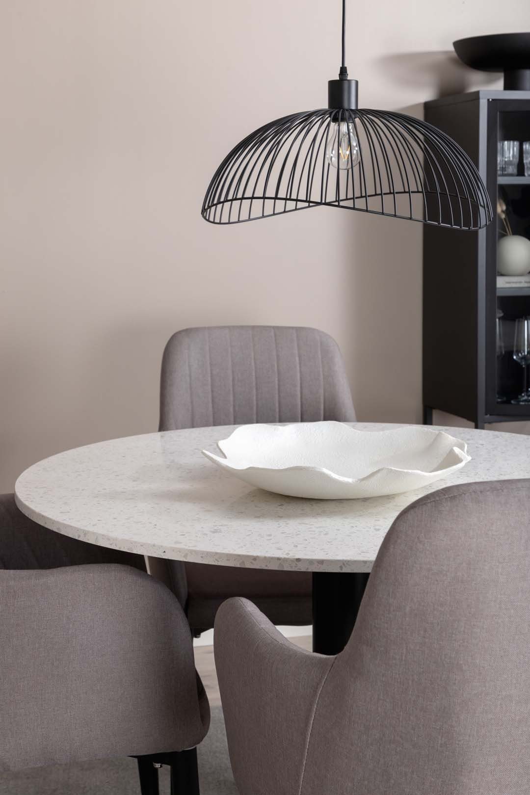ebuy24 Essgruppe Razzia Essgruppe Tisch weiß und 4 Comfort Stühle g